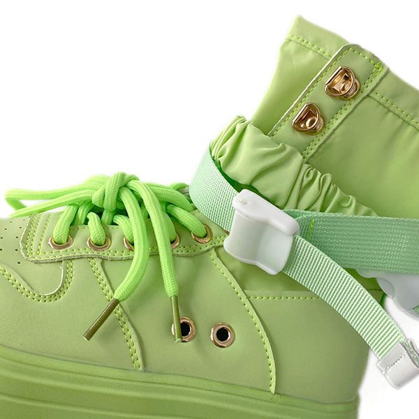 BUCKLE PLATFORM BOOTS