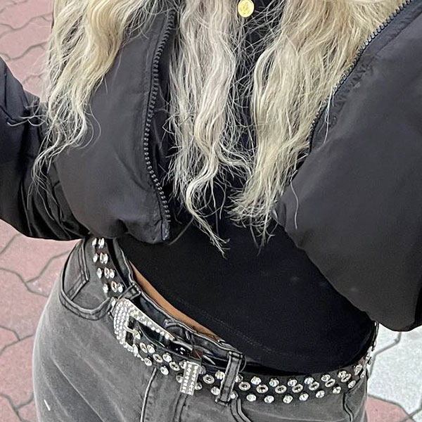 RHINESTONE BELT
