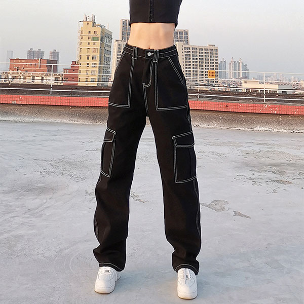 STITCH CARGO PANTS