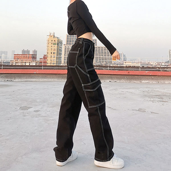 STITCH CARGO PANTS