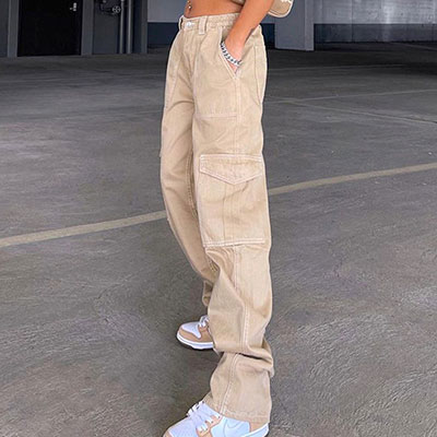 STITCH CARGO PANTS