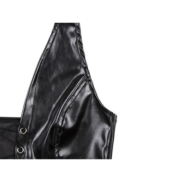 LACEUP HALTER VEST