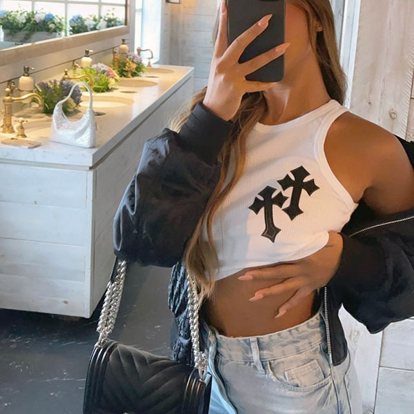 CROSS CROPPED TANKTOP