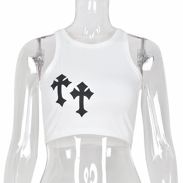 CROSS CROPPED TANKTOP