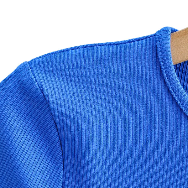 BACKLACE RIB T-SHIRT