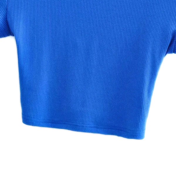 BACKLACE RIB T-SHIRT