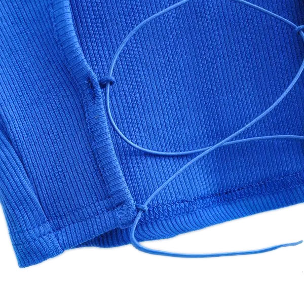 BACKLACE RIB T-SHIRT