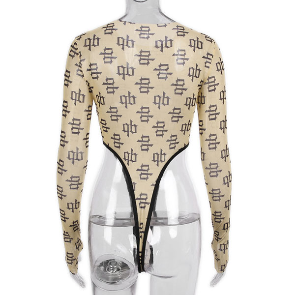 MONOGRAM BODYSUIT