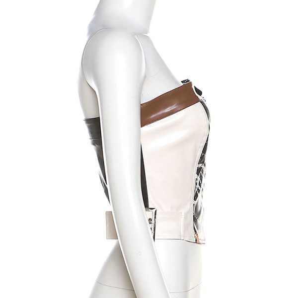 ECO LEATHER REMAKE BARE TOP