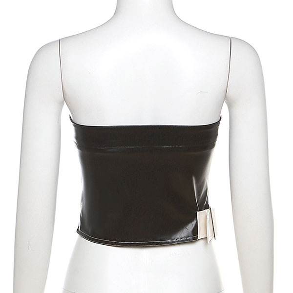 ECO LEATHER REMAKE BARE TOP