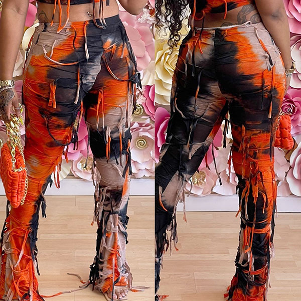 CRAZY FRINGE PANTS