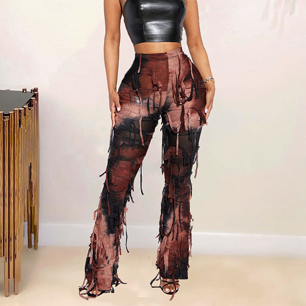 CRAZY FRINGE PANTS