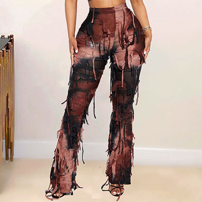 CRAZY FRINGE PANTS