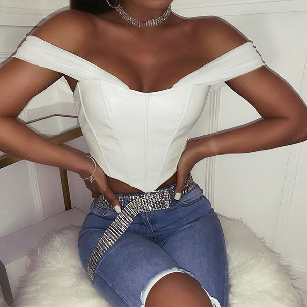 ECO LEATHER 2WAY TUBE TOP