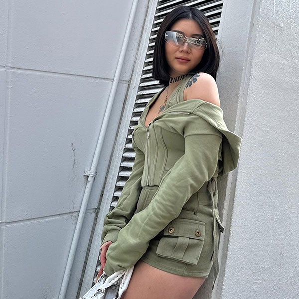 LAYERED ZIP HOODIE