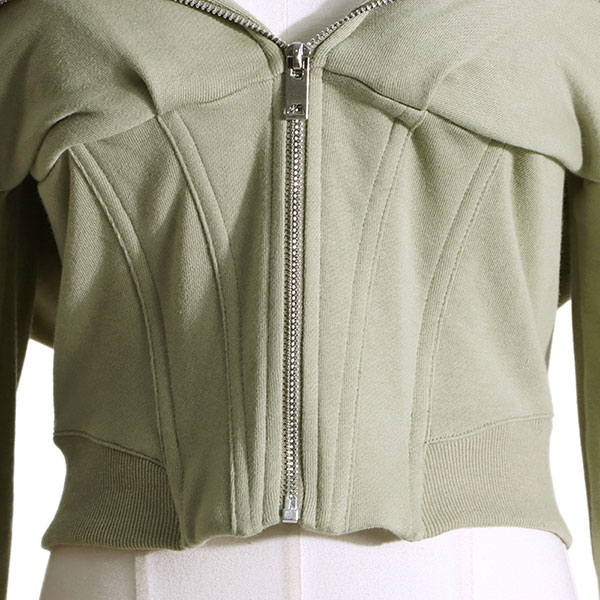 LAYERED ZIP HOODIE