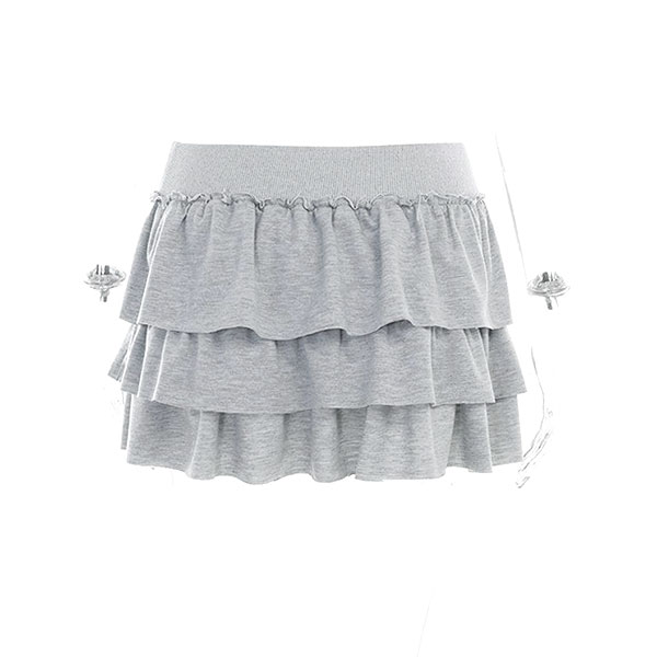 JERSEY FRILL SKIRT