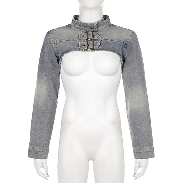 HIGH CUT DENIM JACKET