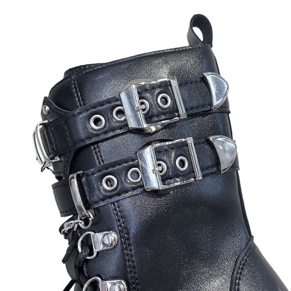 BUCKLE PLATFORM BOOTS