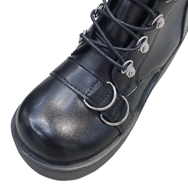 BUCKLE PLATFORM BOOTS