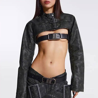 BUCKLE HIGH CUT JACKET
