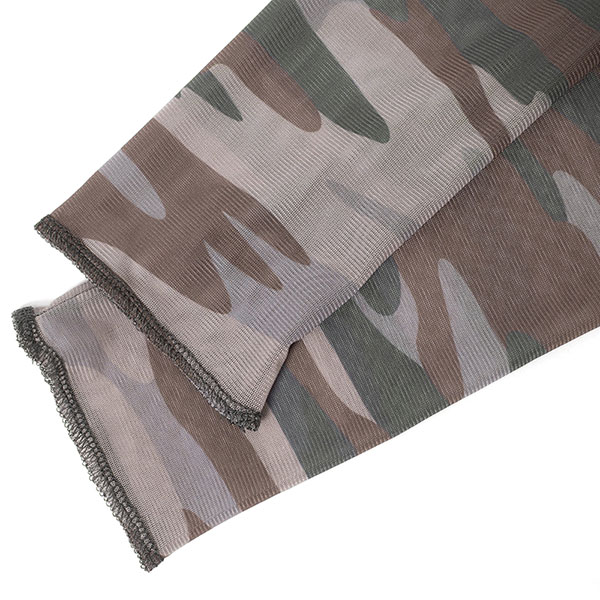 ASYMMETRY CUT CAMO CUTSEW