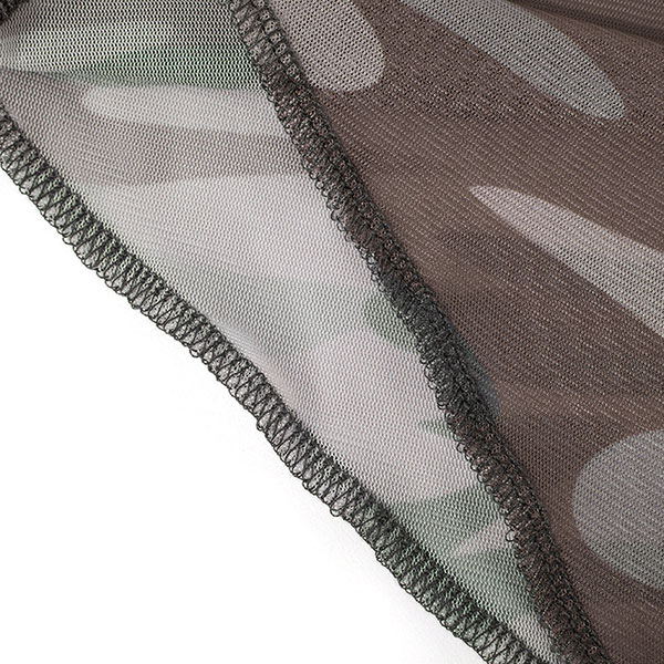 ASYMMETRY CUT CAMO CUTSEW