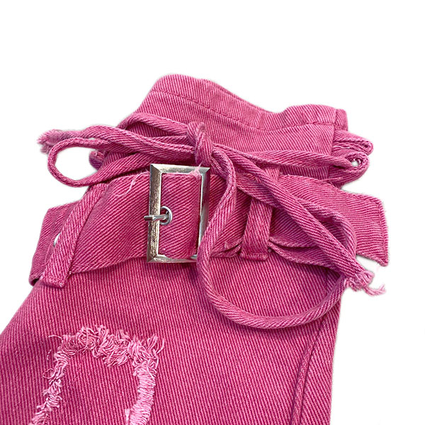 CROSS DENIM LEG WARMER