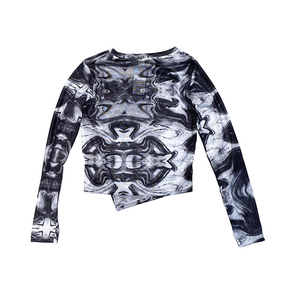 MARBLE SHEER TOP