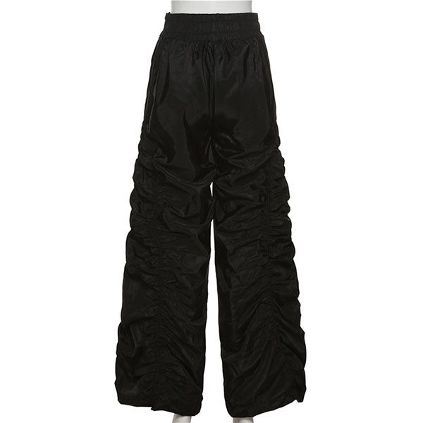SHIRRING WIDE PANTS