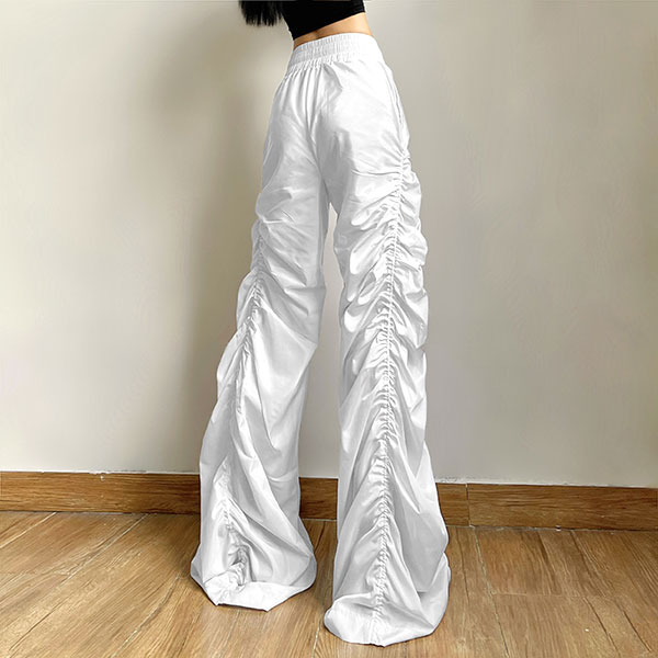 SHIRRING WIDE PANTS