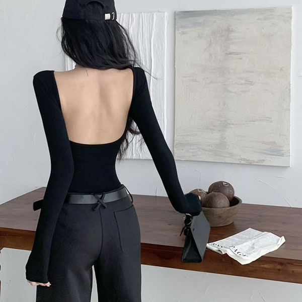OPEN BACK BODYSUIT