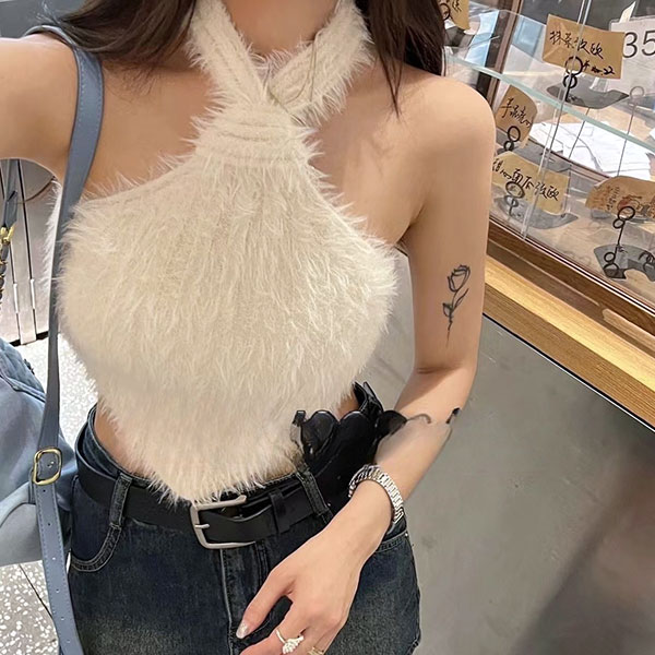 MOHAIR HALTER NECK