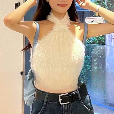 MOHAIR HALTER NECK