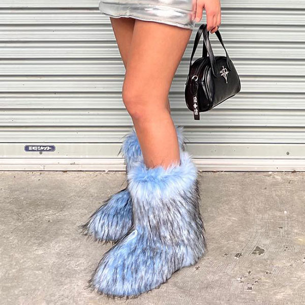 BEAR FUR BOOTS