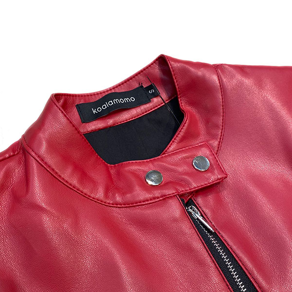 STONE CROPPED RIDERS JACKET