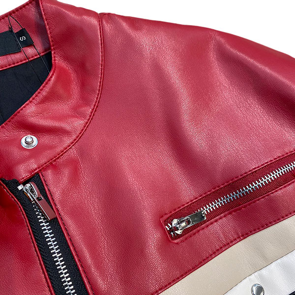 STONE CROPPED RIDERS JACKET