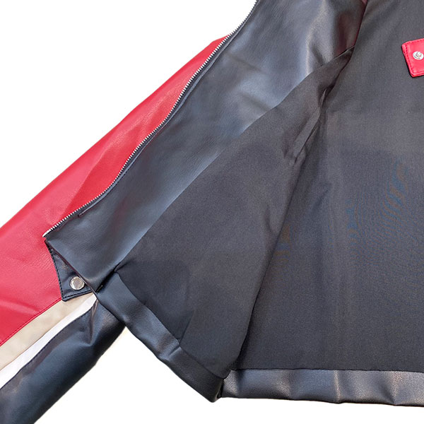 STONE CROPPED RIDERS JACKET