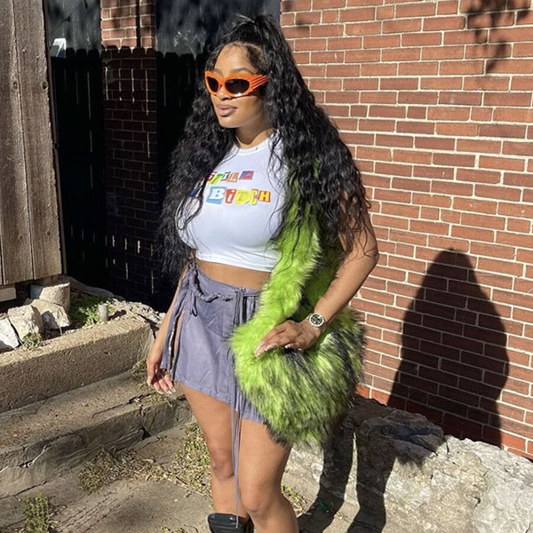 HEART FUR SHOULDER BAG