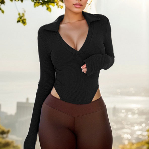 COLLAR BODYSUIT