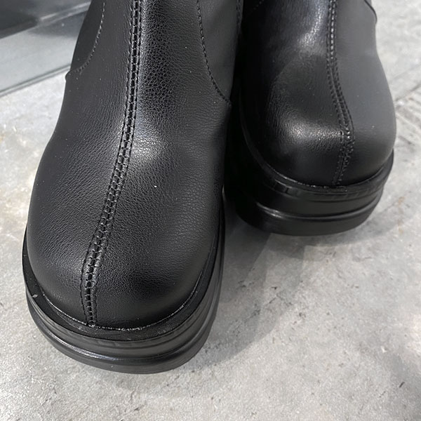 SIDE ZIP PLATFORM BOOTS