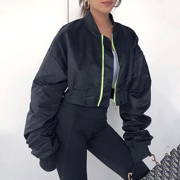 CROPPED MA-1 JACKET