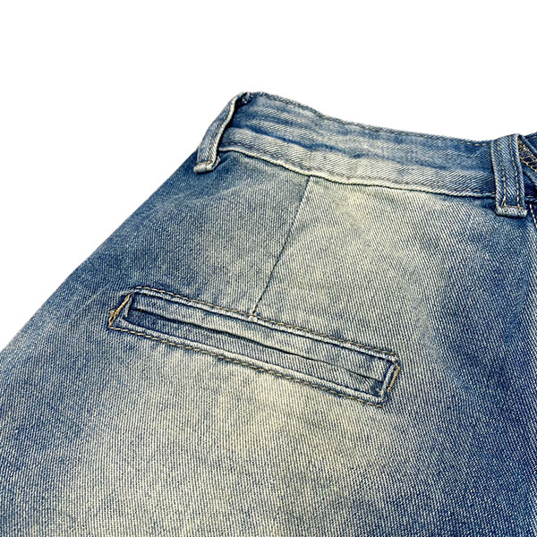 DENIM HALF SHORTS