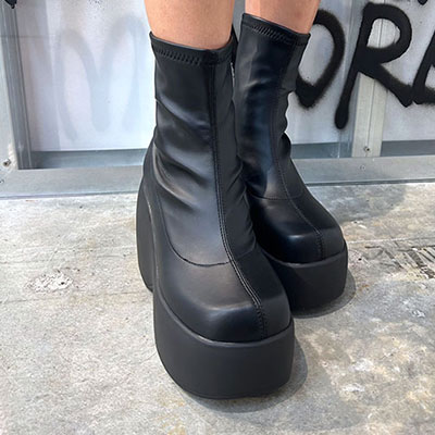 STRETCH PLATFORM BOOTS