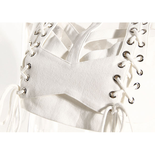 HOLLOW LACEUP VEST