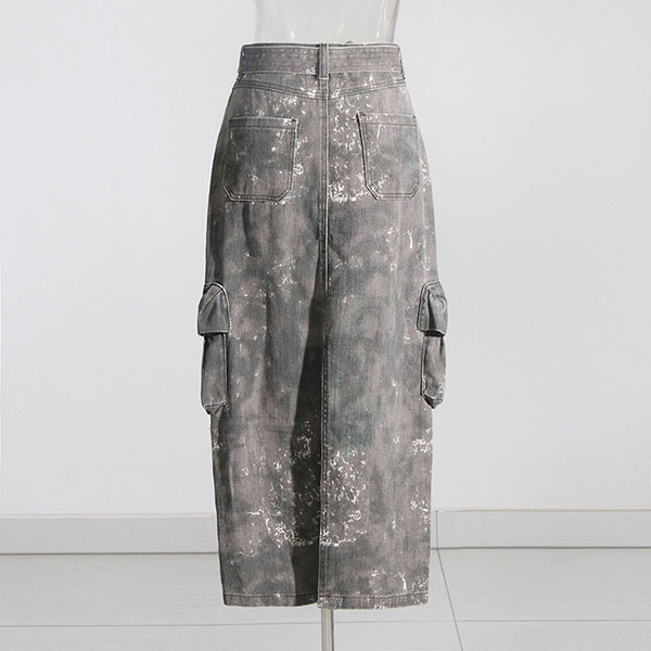 ARMY CARGO LONG SKIRT