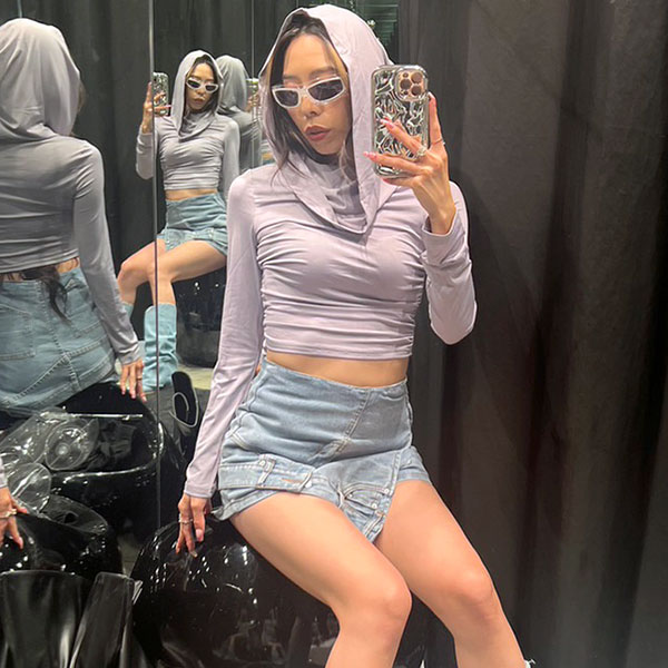 REMAKE DENIM SHORTS