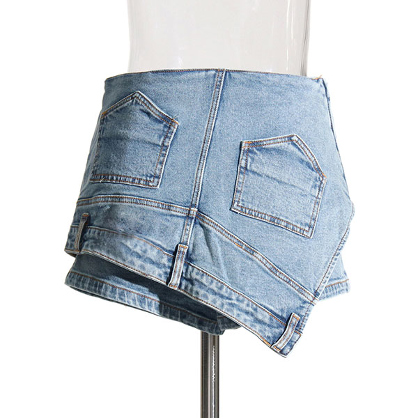 REMAKE DENIM SHORTS