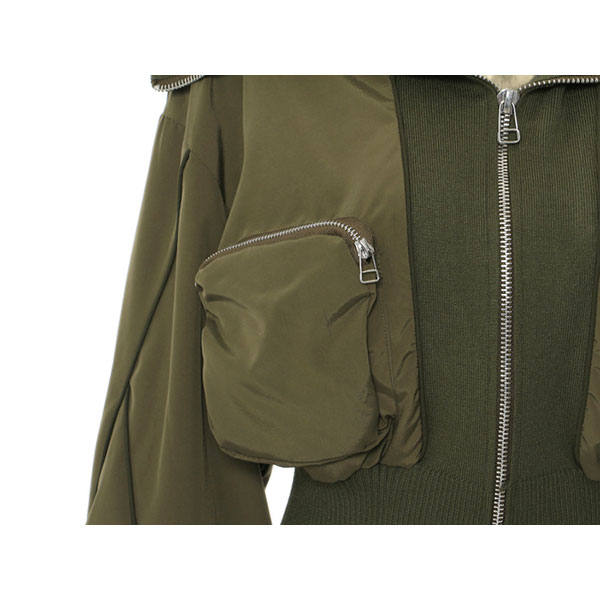 RIB COMBINATION ARMY JACKET
