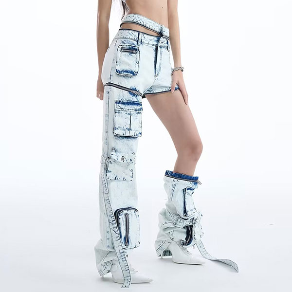 MULTI ZIP POCKET PANTS